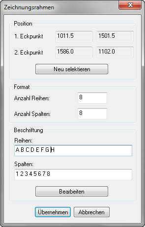 Zeichnungsrahmen
